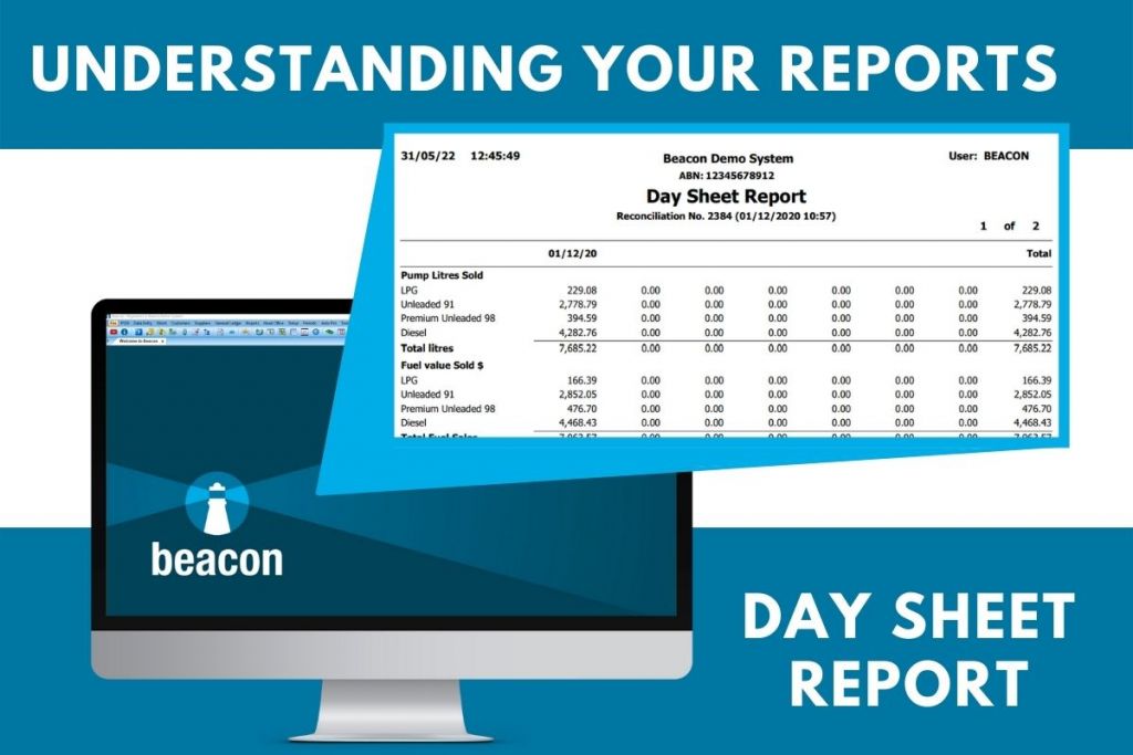 Understanding your reports – Day Sheet Report